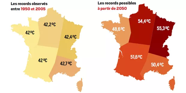 Les canicules en France en 2050 pourraient être très dangereuses